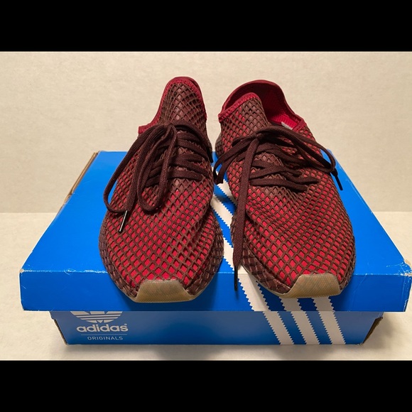 adidas deerupt runner burgundy